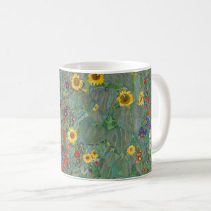 Klimt's Farm Garden with Sunflowers Coffee Mug