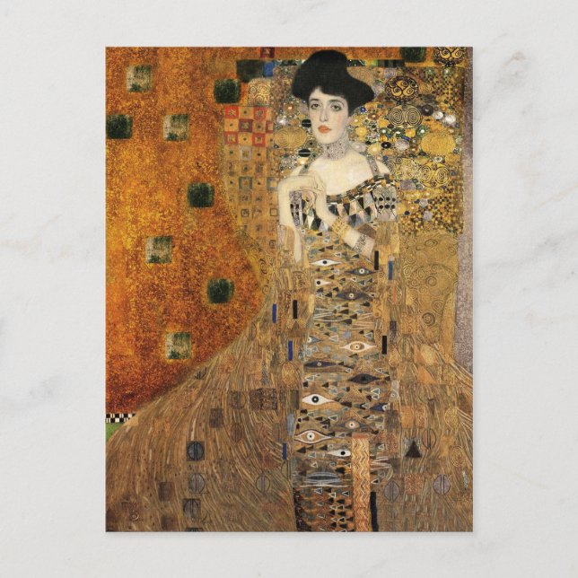 Klimt's Portrait Adele Bloch-Bauer Postcard (Front)