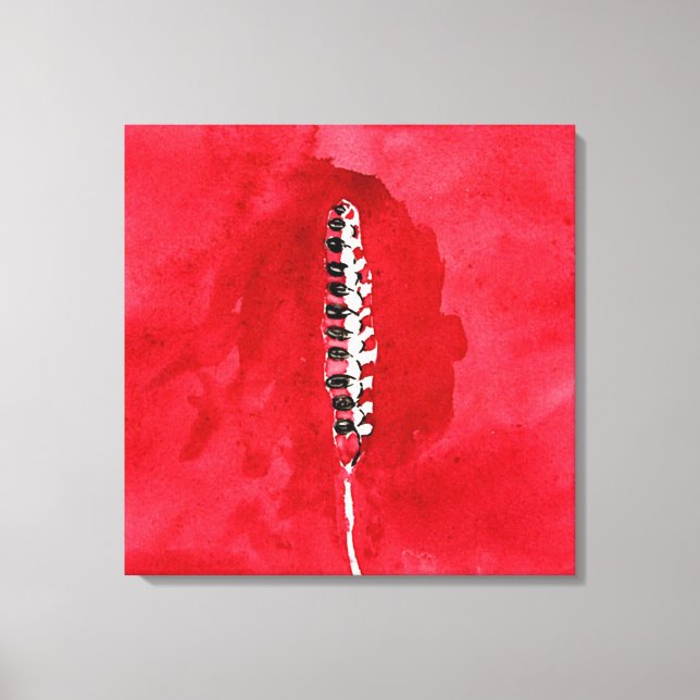 Klint - On the Viewing of Flowers and Trees, Grain Canvas Print (Front)