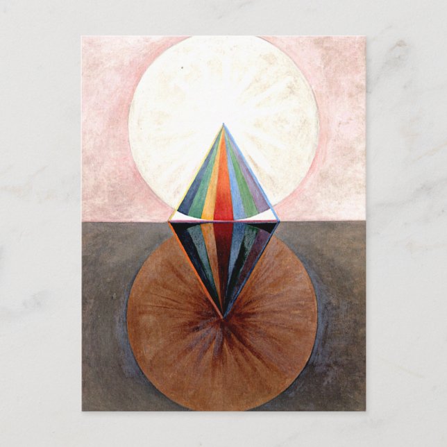 Klint - The Swan, No. 12, abstract artwork Postcard (Front)