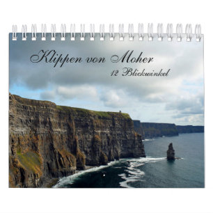 Klippen von Moher   12 Blickwinkel Calendar