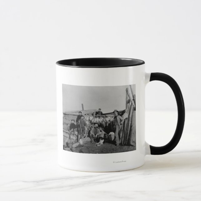 Klondike men after hunting ptarmigan in Nome Mug (Right)