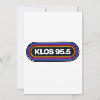 Klos fm radio station vintage classic rock invitation
