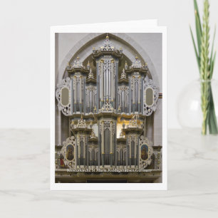 Klosterkirche St Maria organ card (vertical)