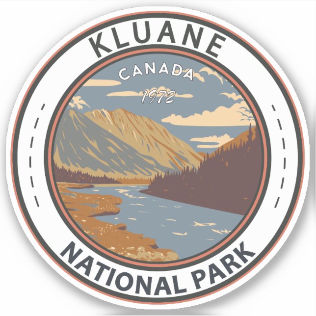 Kluane National Park Still Brook Canada Travel Art (Front)
