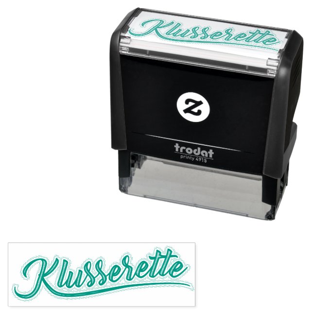 Klusserette Stempel Self-inking Stamp (In Situ)