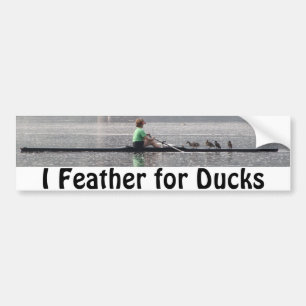 KMCphoto Feather For Ducks Bumper Sticker