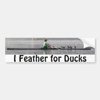 KMCphoto Feather For Ducks Bumper Sticker