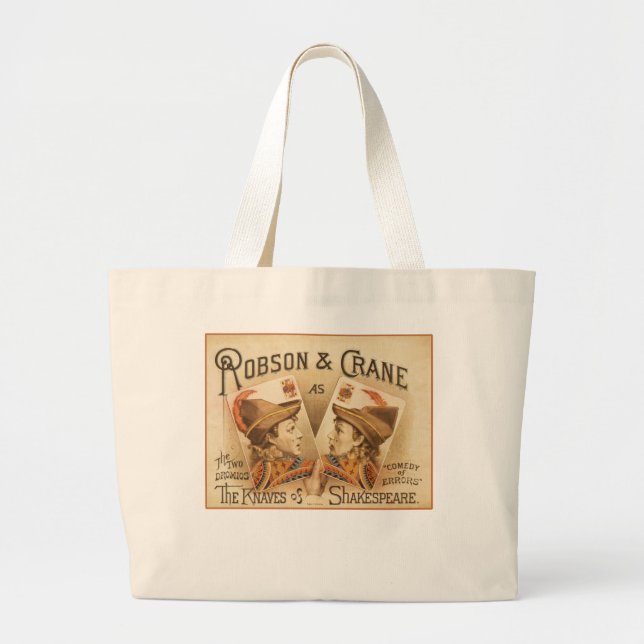 KNAVES OF SHAKESPEARE LARGE TOTE BAG (Front)