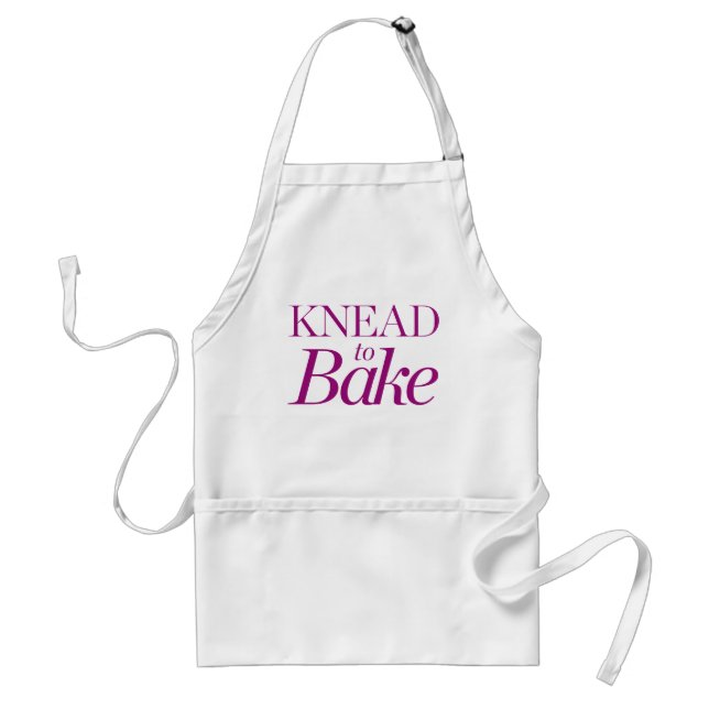 Knead To Bake Standard Apron (Front)