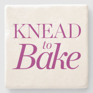 Knead To Bake Stone Coaster