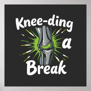 Knee-ding A Break Funny Knee Replacement   Poster