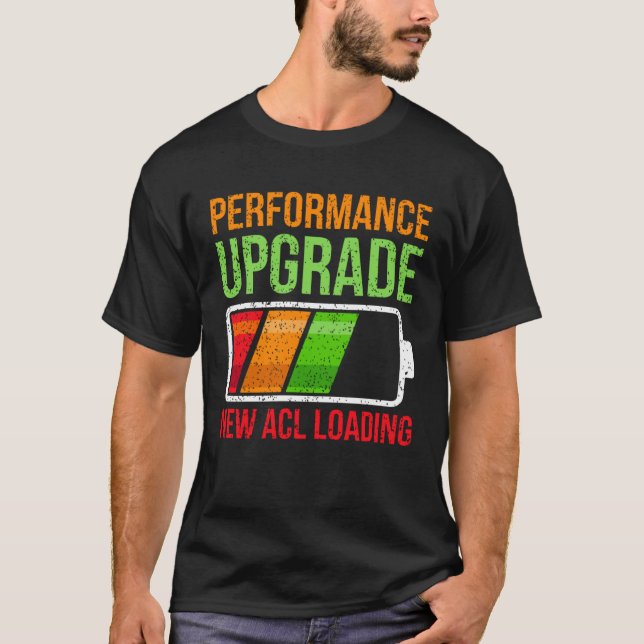 Knee Replacement ACL Surgery Loading Recovery Warr T-Shirt (Front)