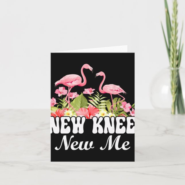 Knee Replacement And Knee Surgery Recovery New Kne Card (Front)