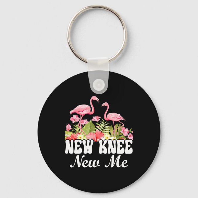 Knee Replacement And Knee Surgery Recovery New Kne Key Ring (Front)