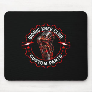 Knee replacement club_funny post knee surgery mouse mat