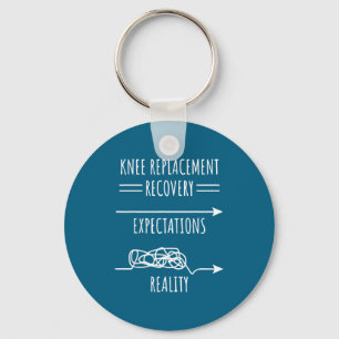 Knee Replacement Recovery Expectations Reality Sur Key Ring