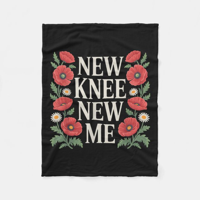 Knee Replacement Recovery Knee Surgery Recovery  Fleece Blanket (Front)