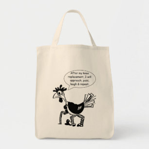 Knee Replacement Surgery - Fun Quote Tote Bag