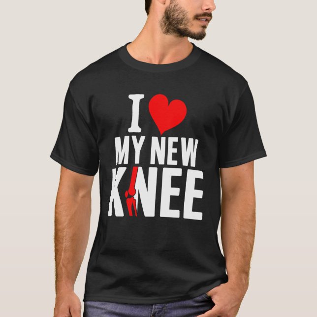Knee Replacement Surgery Get Well Soon Post Recove T-Shirt (Front)