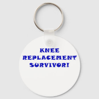 Knee Replacement Survivor Key Ring