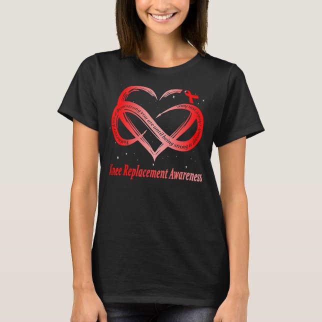 Knee Replacement Warrior 1 T-Shirt (Front)