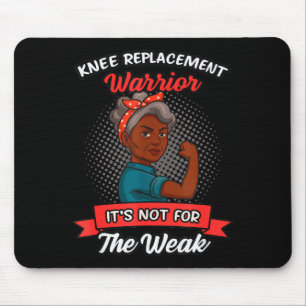 Knee Replacement Warrior Grandma Happy With New Kn Mouse Mat