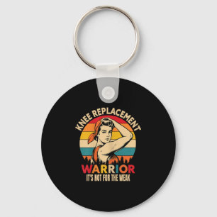 Knee Replacement Warrior Uplifting For Post-surger Key Ring