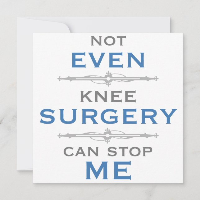 Knee Surgery Humour (Front)