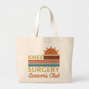 Knee Surgery Recovery Humour Large Tote Bag