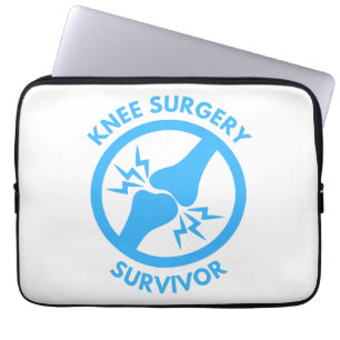 Knee Surgery Survivor  Laptop Sleeve