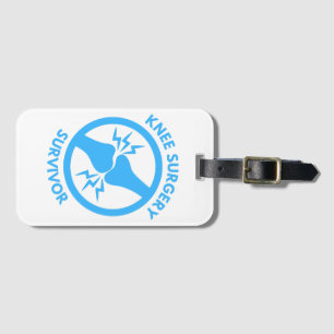 Knee Surgery Survivor Luggage Tag