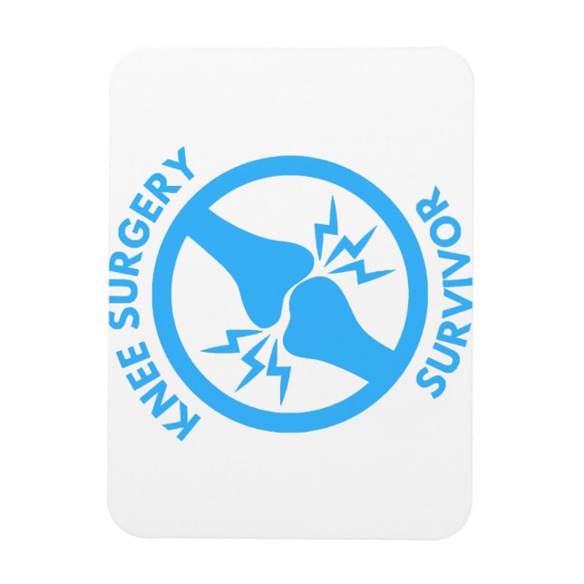 Knee Surgery Survivor  Magnet (Vertical)