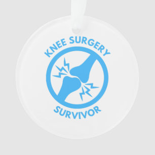 Knee Surgery Survivor Ornament