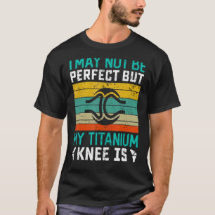 Knee Surgery Survivor Retro Bionic Club Knee Repl T-Shirt