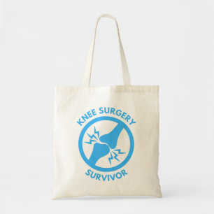 Knee Surgery Survivor Tote Bag