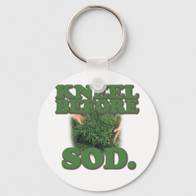 Kneel Before Sod Key Ring (Front)