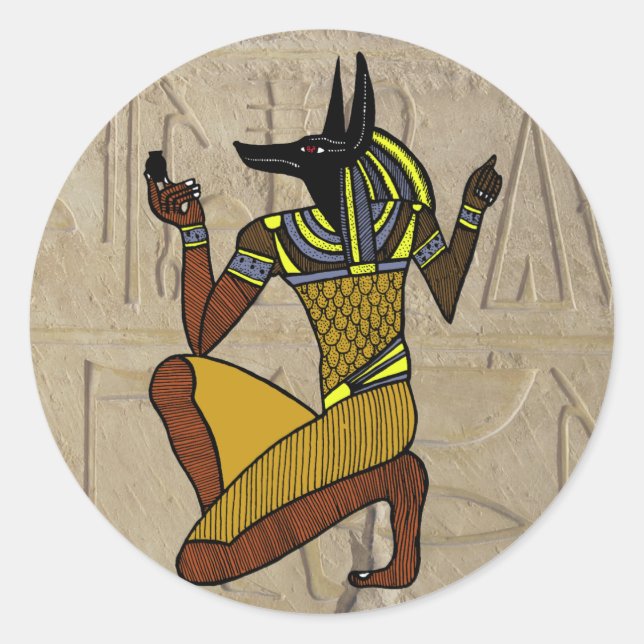 Kneeling Anubis Sticker (Front)