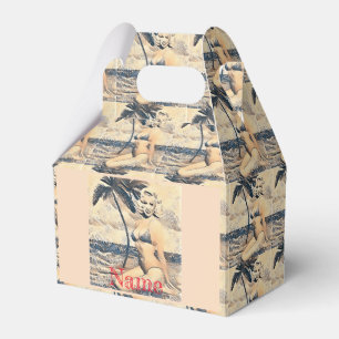 Kneeling Blonde Bikini Model Thunder_Cove Favour Box