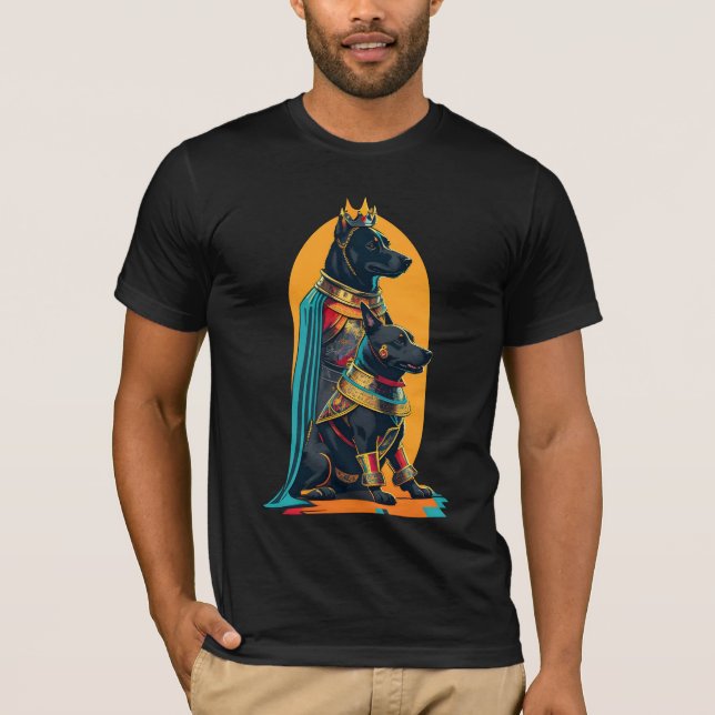 Kneeling Dog King Knight T-Shirt (Front)