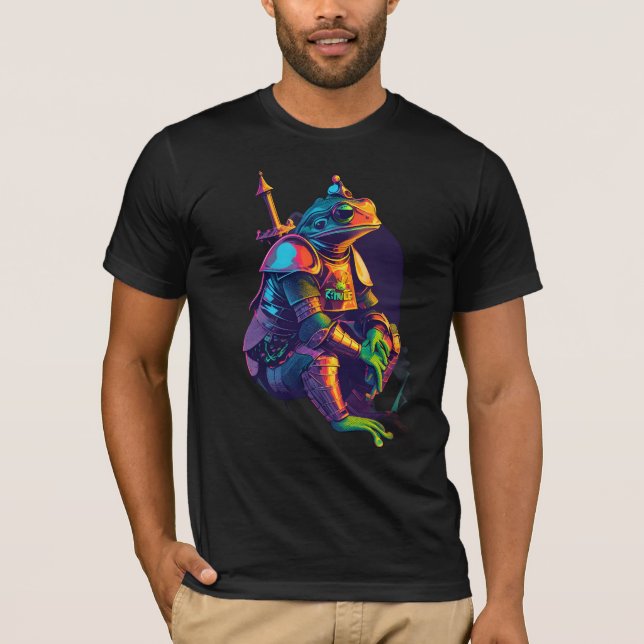 Kneeling Frog Knight T-Shirt (Front)