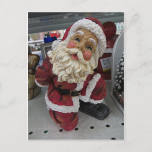 Kneeling Santa Postcard