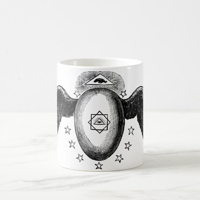 Kneph All Seeing Eye Masonic Symbol Coffee Mug (Center)