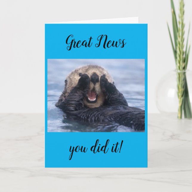 "KNEW YOU HAD IT IN YOU" ***CONGRATULATIONS*** CARD (Front)