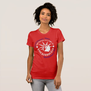 Knickerbocker White and Blue Logo T-Shirt
