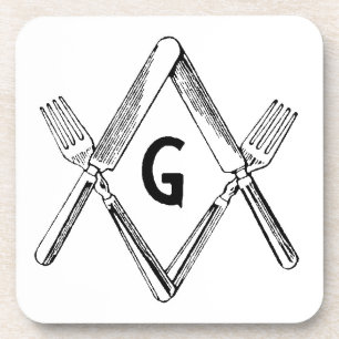 Knife and Fork Degree Coaster
