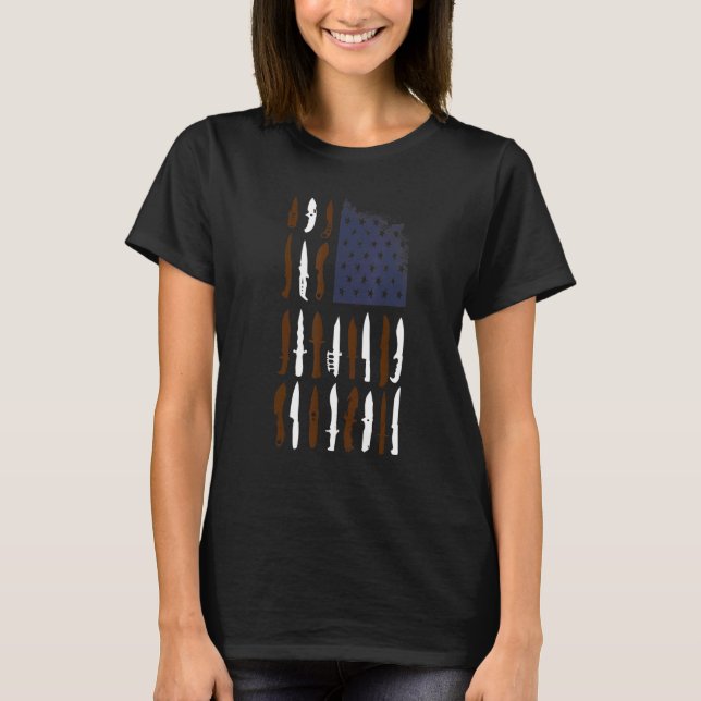 Knife Collector  Men Women Knifeaholic T-Shirt (Front)