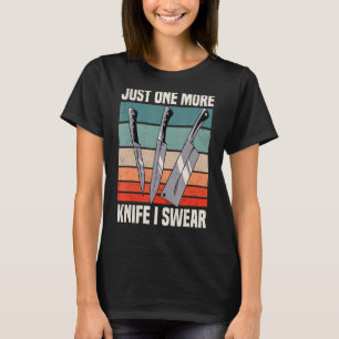 Knife Collector Retro Vintage Knives Collection En T-Shirt