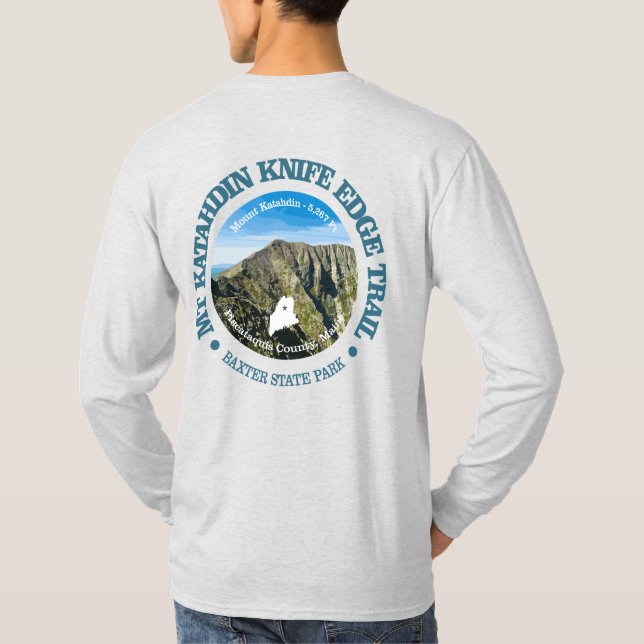 Knife Edge Trail (Katahdin) T-Shirt (Back)