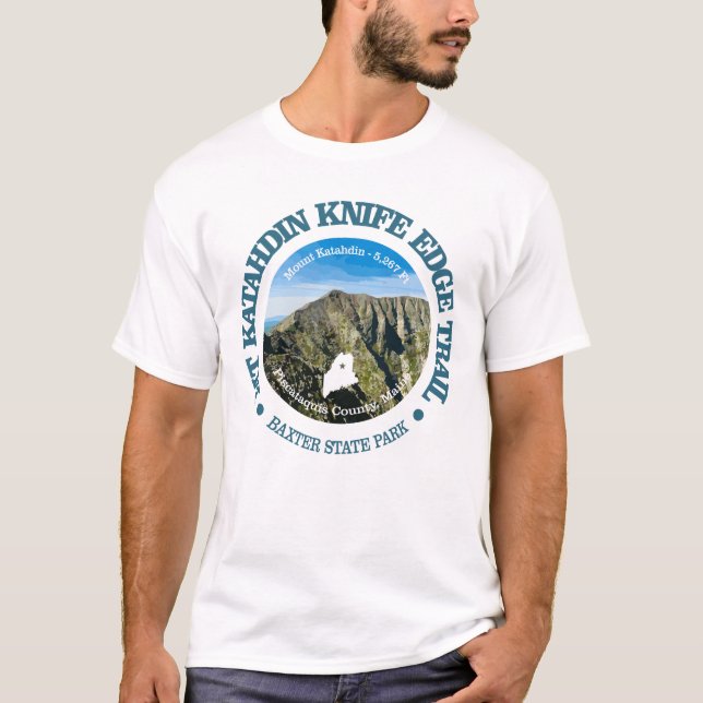 Knife Edge Trail (Katahdin) T-Shirt (Front)